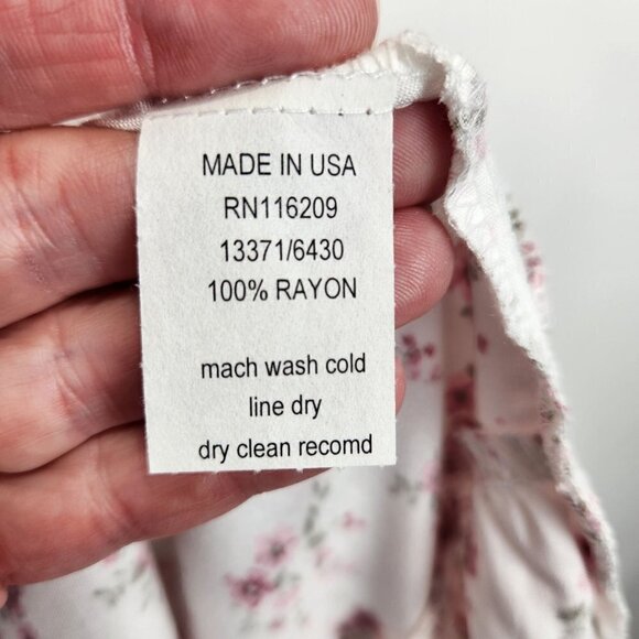 Velvet Torch Hi Lo Floral Dress NEW‎ V-Neck Elastic Waist Flutter Sleeve - Picture 6 of 10